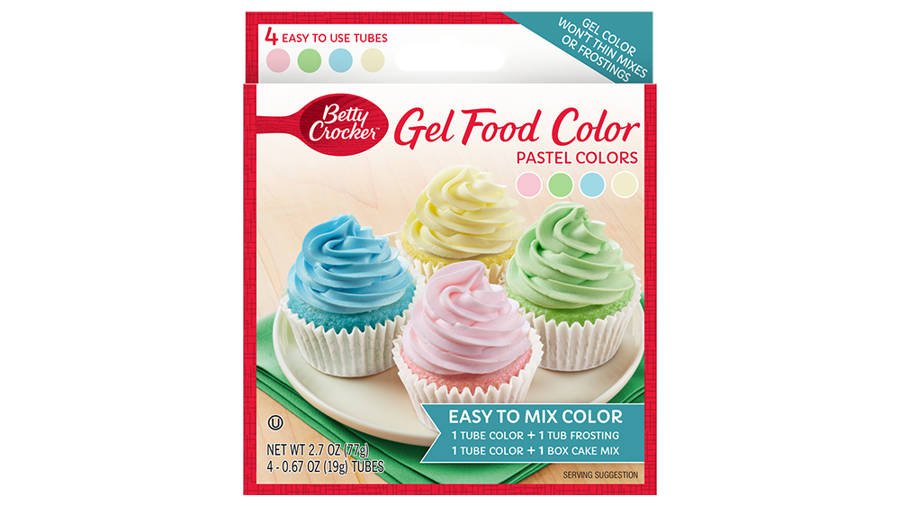 Betty Crocker™ Pastel Gel Food Color - Front