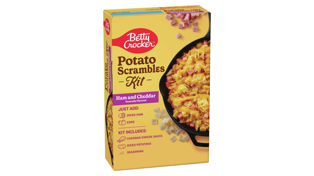 Betty Crocker Potato Scrambles Kit, Ham and Cheddar, 7 oz.
