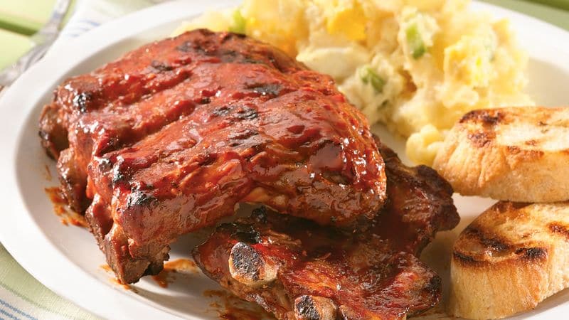 Grilled Slow-Cooker Ribs