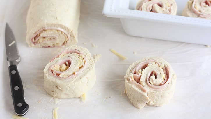 raw dough rolls