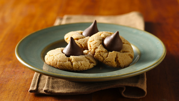 Chocolate Candy Peanut Butter Cookies