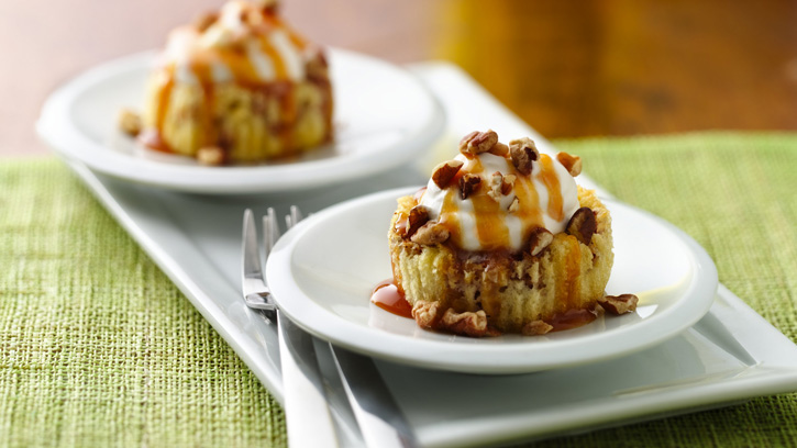 Impossibly Easy Salted Caramel-Apple Mini Pies