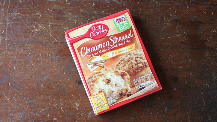 betty crocker cinnamon streusel muffin mix
