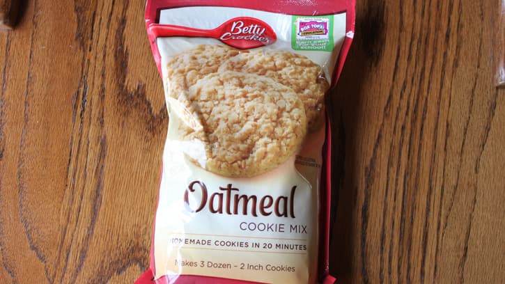 betty crocker oatmeal cookie mix