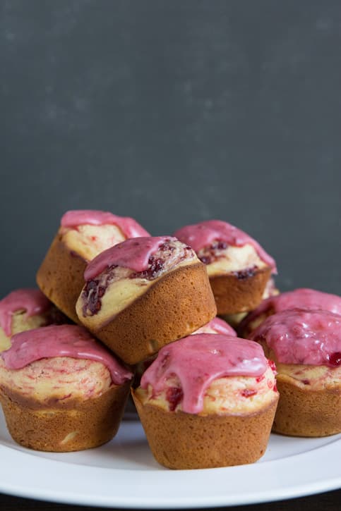 Raspberry Jam-Filled Doughnut Muffins