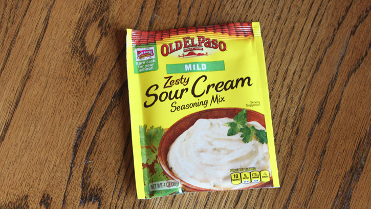 old el paso sour cream seasoning