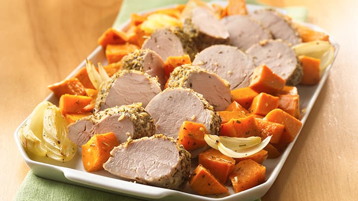 pork roast with carrots