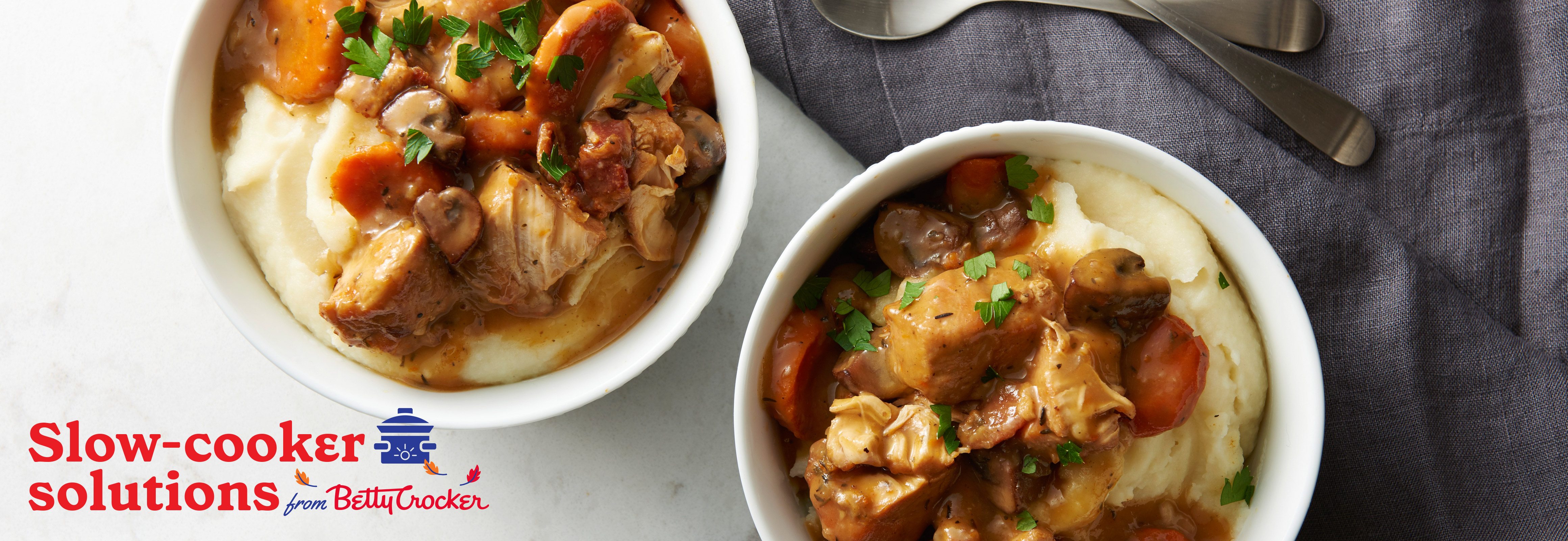 Slow-cooker solutions from Betty Crocker - Slow-Cooker Chicken Burgundy Stew