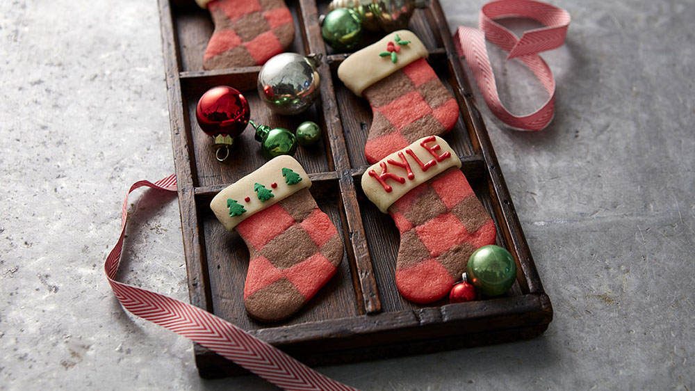 stocking christmas cookies