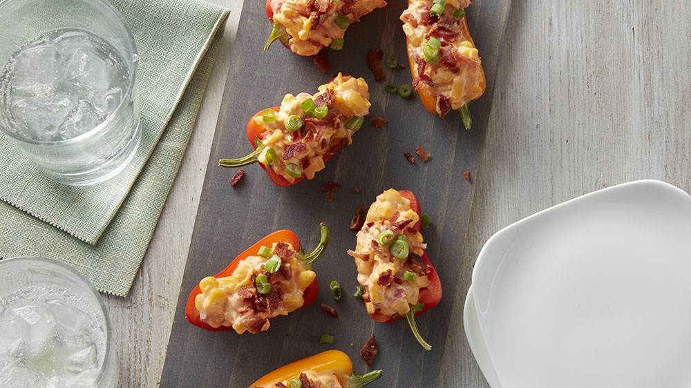 Pimiento Cheese Stuffed Peppers