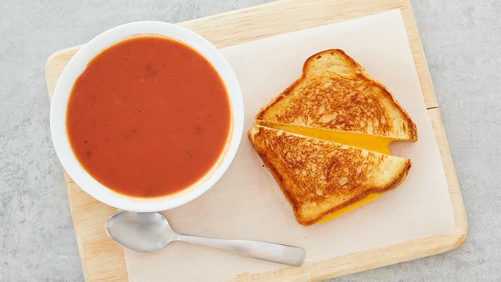 Progresso Vegetable Classics Tomato Basil and American Grilled Cheese