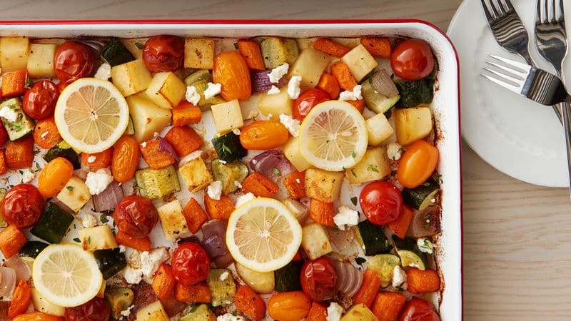 Easy Roasted Mixed Vegetables