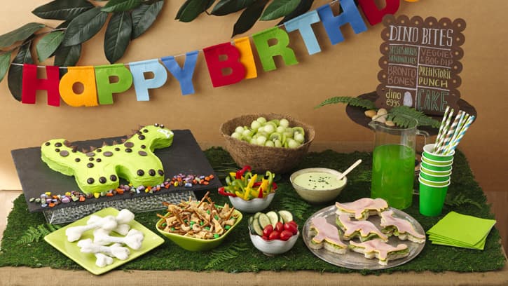 Dinosaur Party Foods