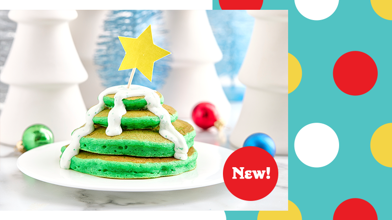 New Betty Crocker™ Santa Stackers Complete Pancake Kit