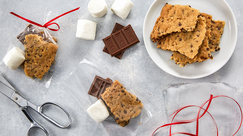 Chocolate Chip Cookie Brittle in S’mores Kits