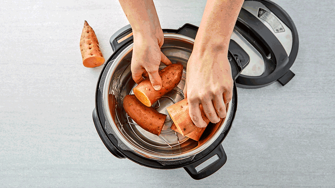 cooking sweet potatoes in an instant pot