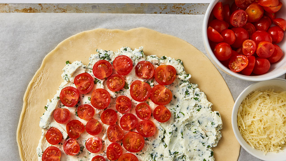 roasted tomato herb galette