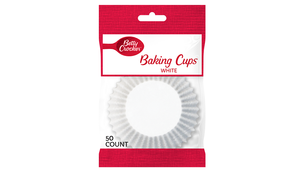 Betty Crocker™ Traditional Baking Cups - White - Front