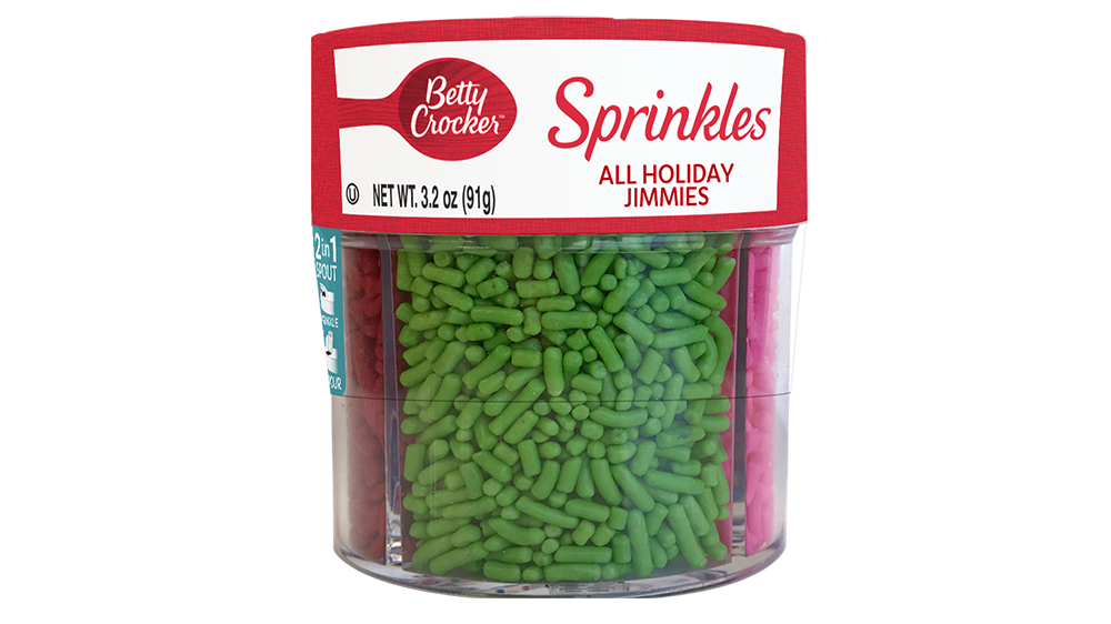 Betty Crocker™ 4-Cell Sprinkles Decorating Decors - Front