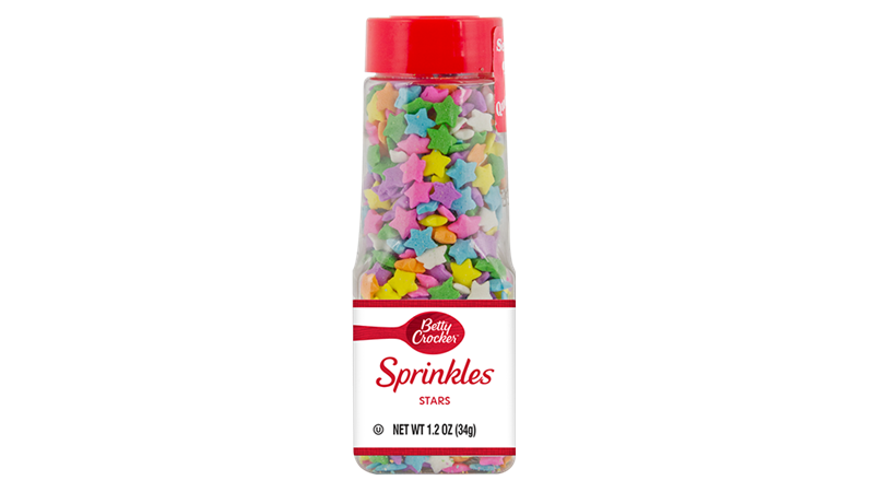 Betty Crocker™ Star Sprinkles - Front