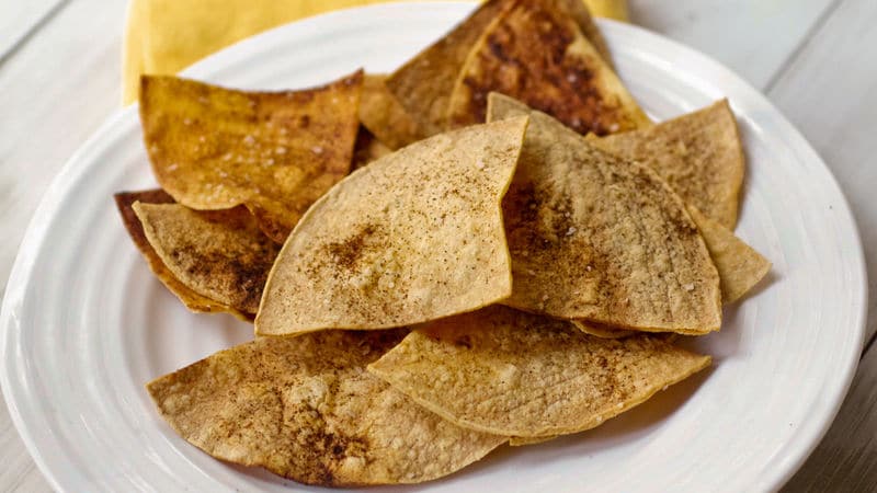 Baked Chili Lime Chips