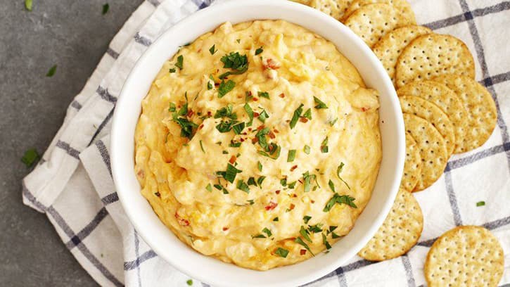Slow Cooker Hot Pimento Cheese Dip