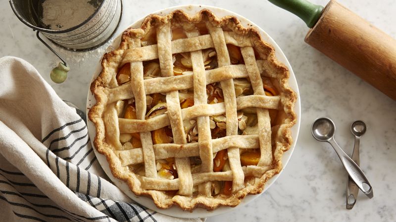 Lattice Peach-Apple Pie