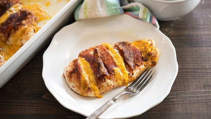 Barbecue-Cheddar Hasselback Chicken