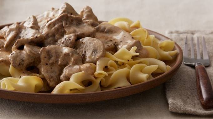 Slow Cooker Beef Stroganoff for Two - Peyton's Momma™