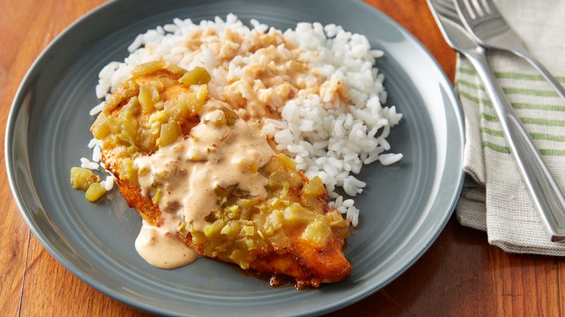 Slow-Cooker Green Chile Chicken Breasts