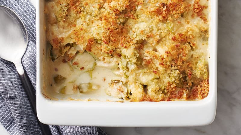 Cheesy Brussels Sprouts Casserole