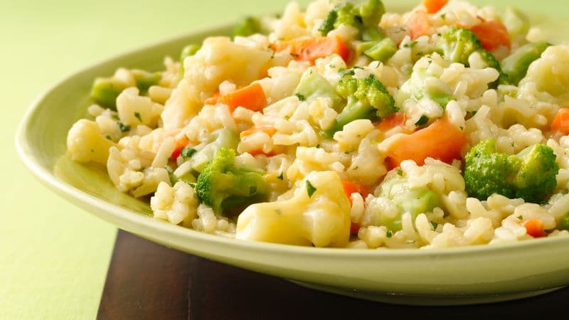 Cheesy Vegetable Risotto