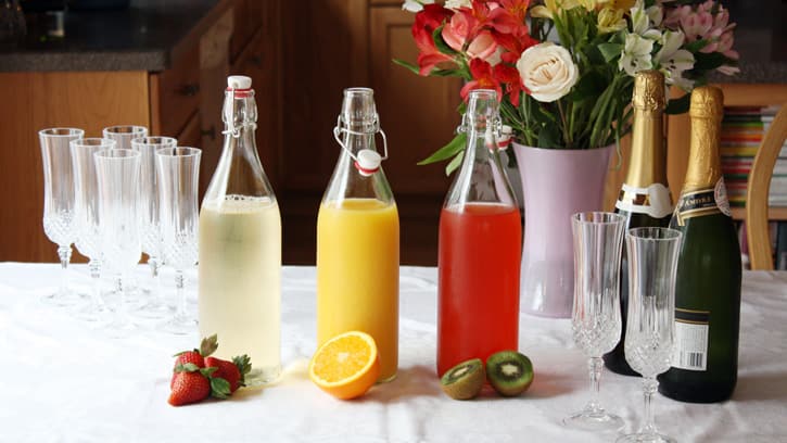 How to Set Up a Mimosa Bar 