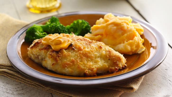 Oven Fried Potato Dipped Chicken