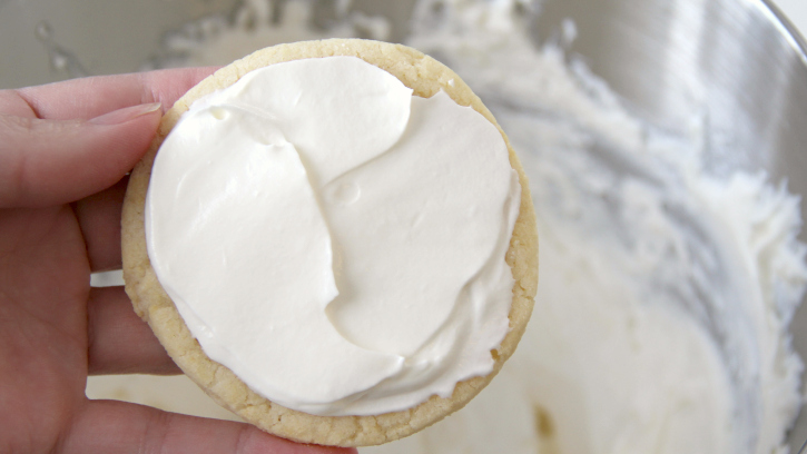 frosting spread on cookies