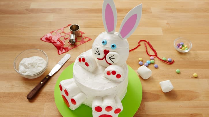 easter bunny rabbit cake