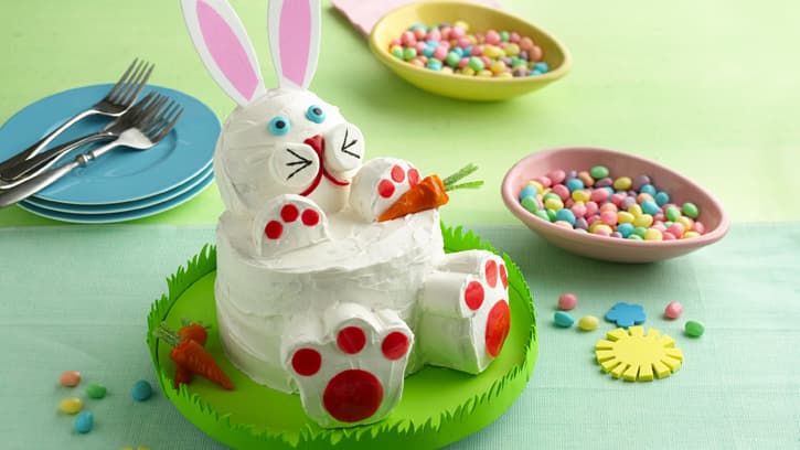 how to make an easter bunny rabbit cake