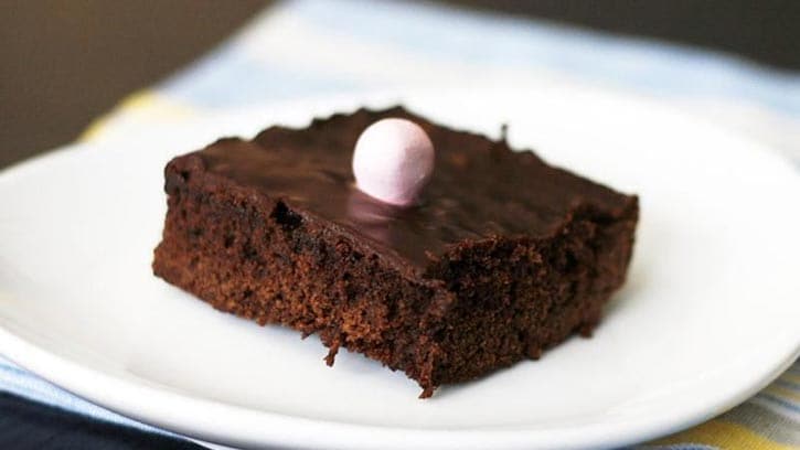 Decadent Dark Chocolate Easter Brownies