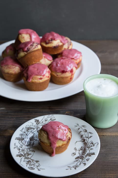 Raspberry Jam-Filled Doughnut Muffins