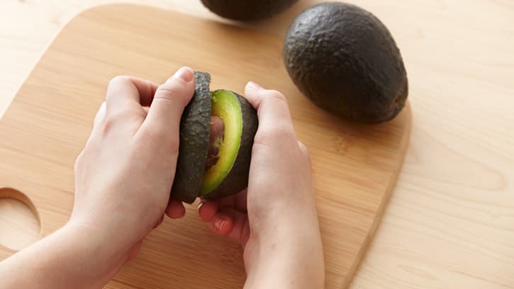 separating avocado