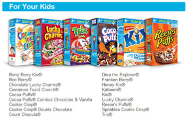Big G cereals for your kids