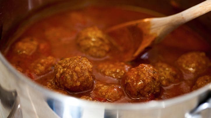 Meatballs in Sauce