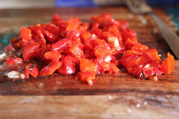Roasted Tomatoes and Peppers