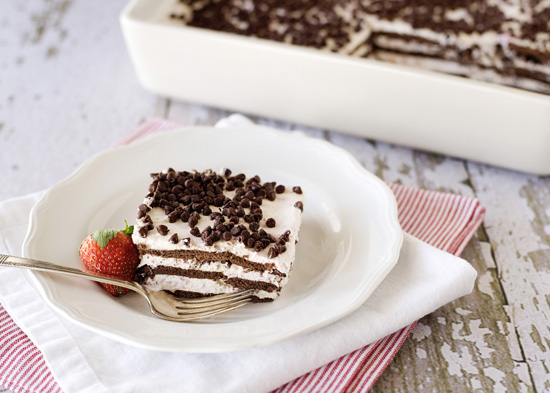 Chocolate-Strawberry Icebox Cake