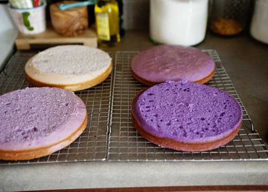 Purple Ombre Layer Cake