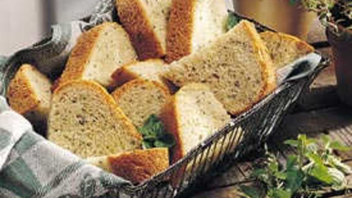 Bread Machine Fresh Herb Bread