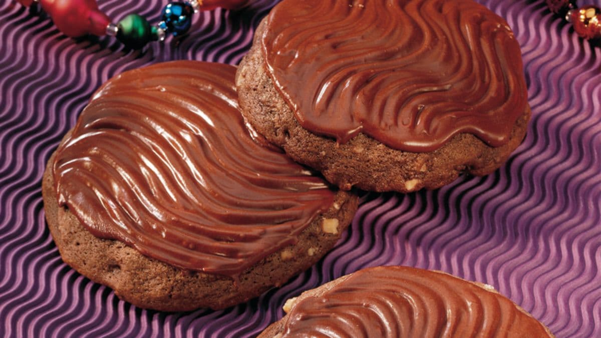 Frosted Chocolate Cookies