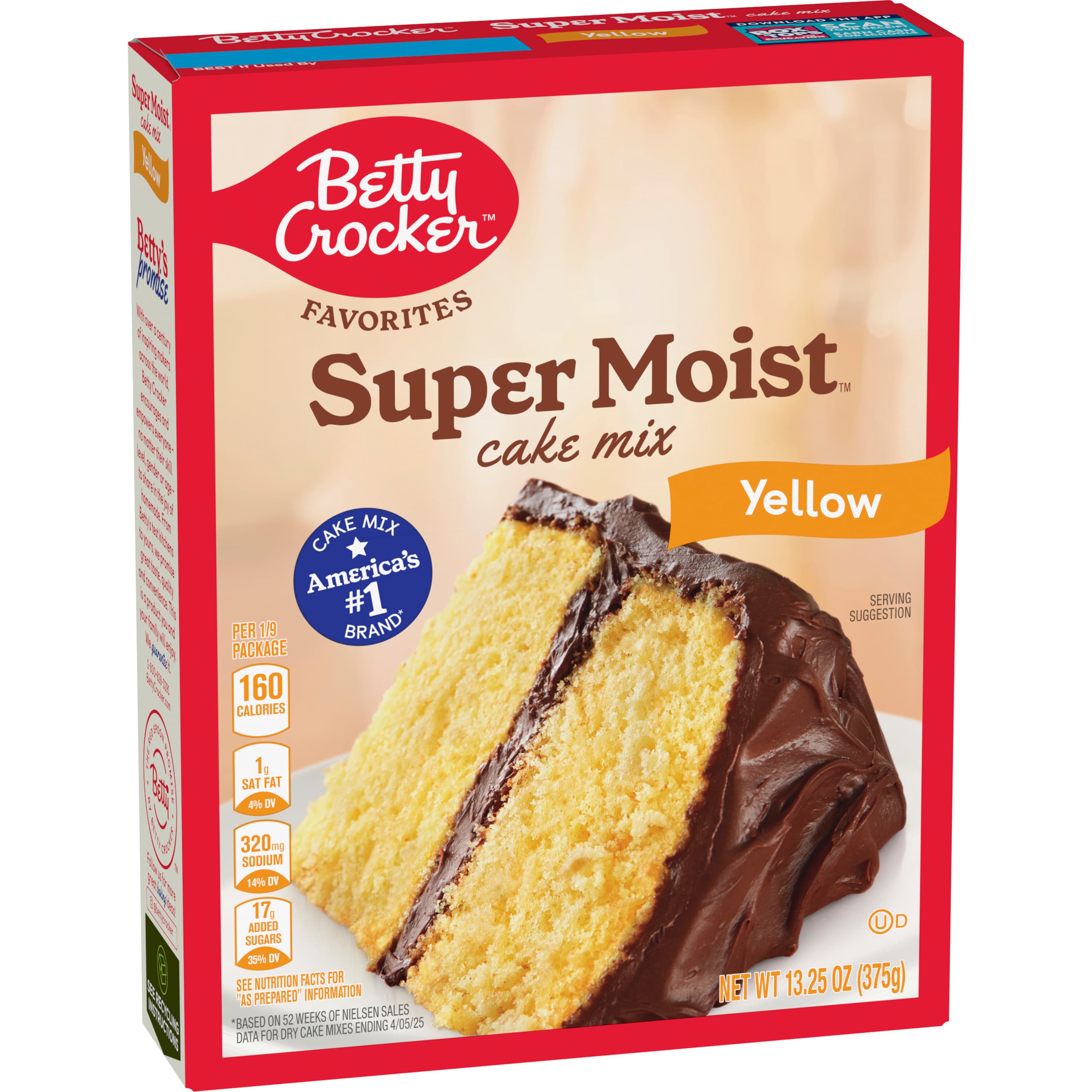 Betty Crocker Favorites Super Moist Yellow Cake Mix, 13.25 oz Betty Crocker Favorites Super Moist Yellow Cake Mix, 13.25 oz